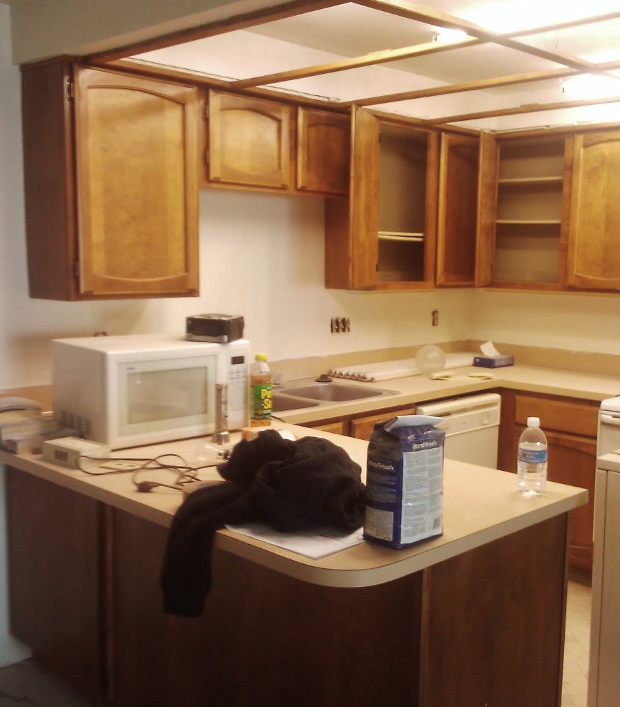 Kitchen, before remodel