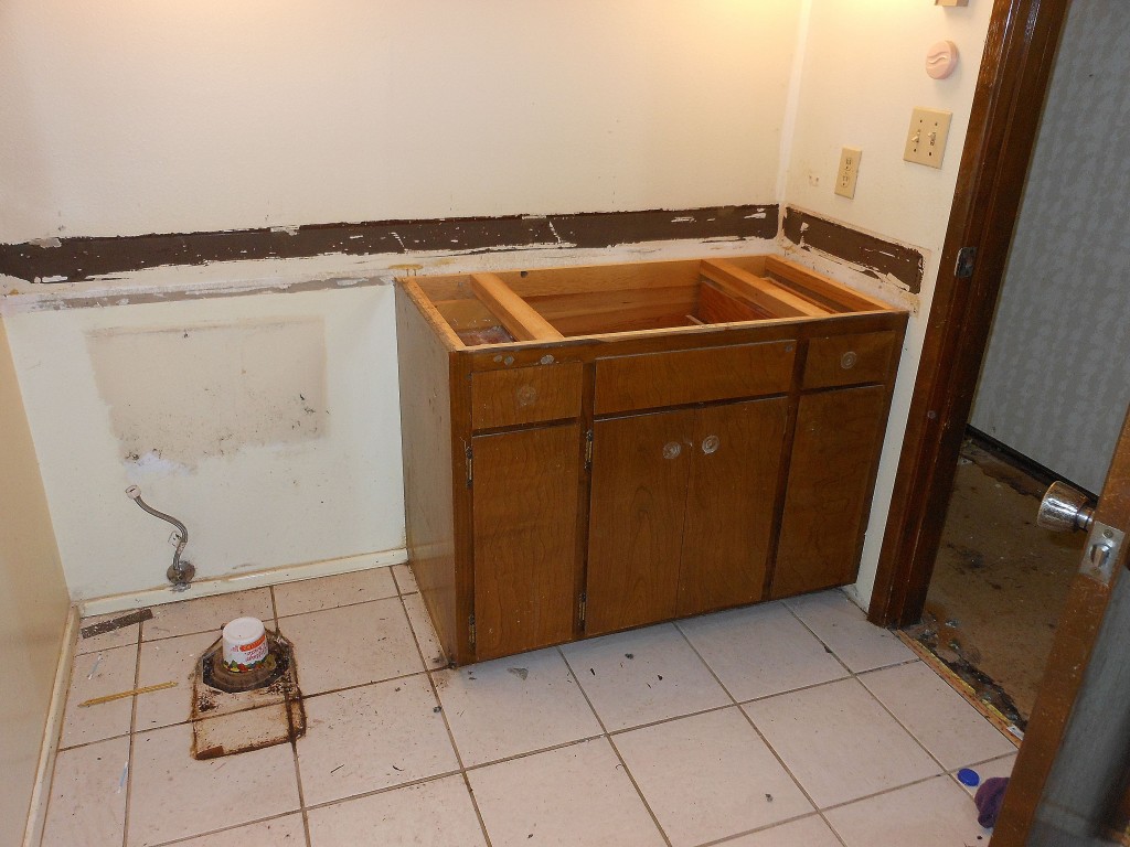 Bathroom, before remodel