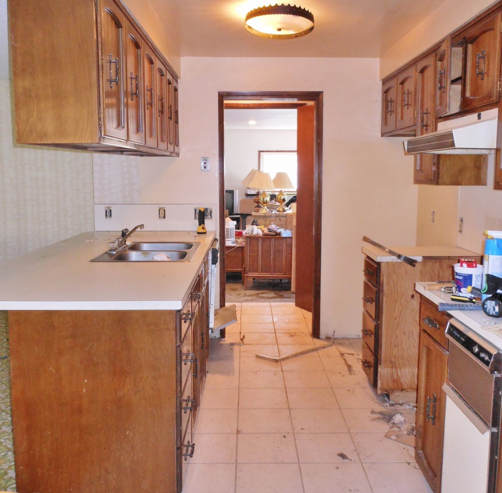 Kitchen, before remodel